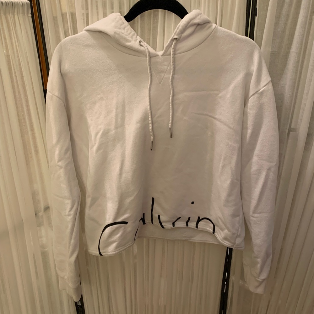 Calvin Klein Cropped Hoodie - Picture 1 of 1